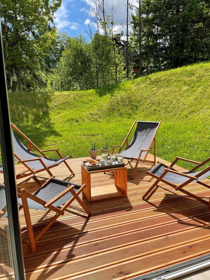 Apartament Zakopane Willa Hrube Parter Z Tarasem I Kominkiem ภายนอก รูปภาพ